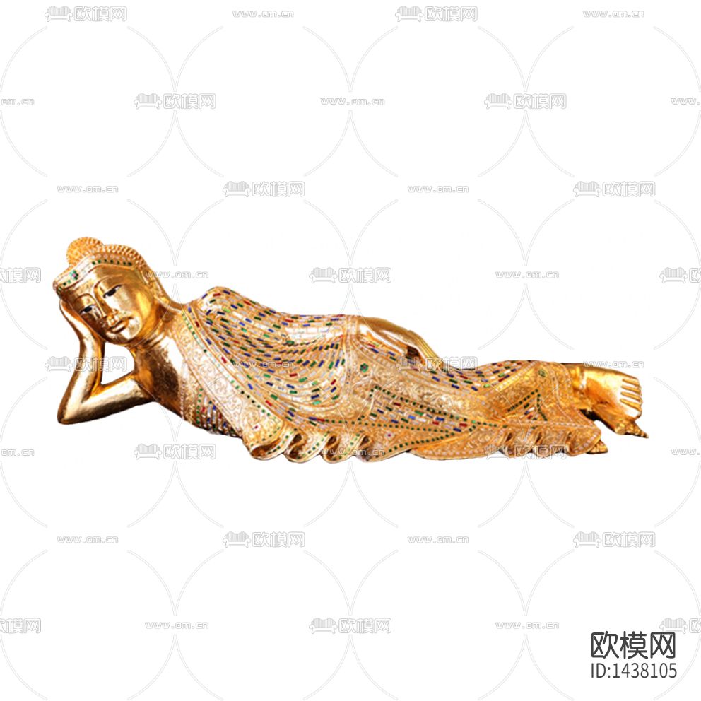 东南亚泰国大金佛摆件