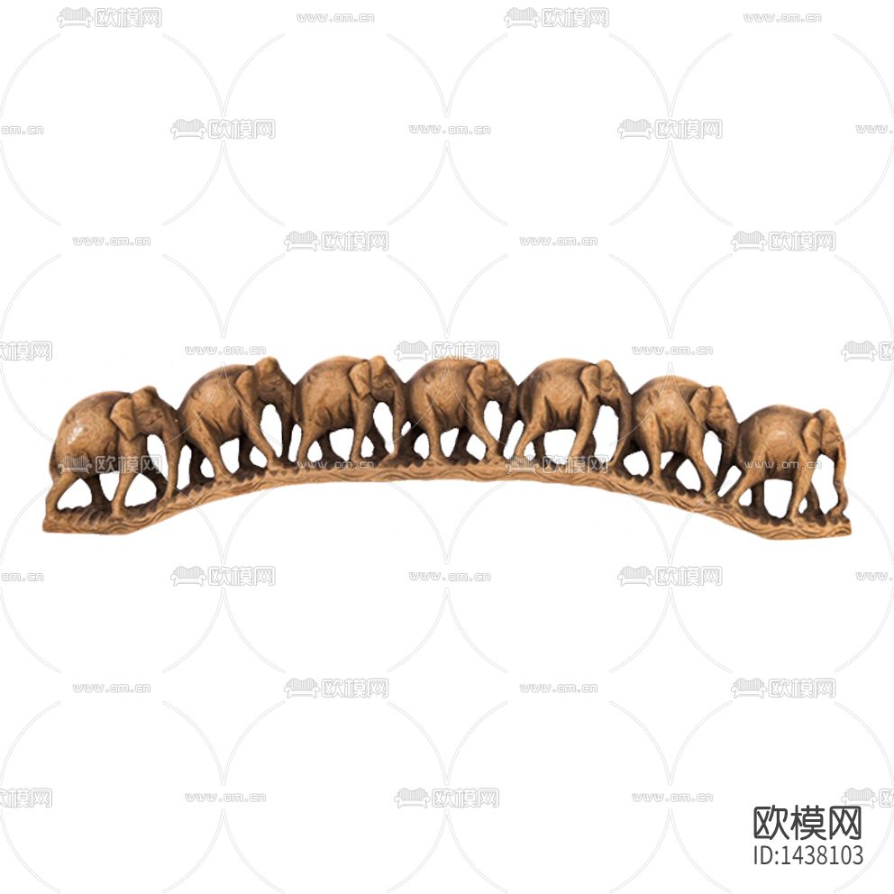 东南亚木雕大象桌面装饰摆件下载