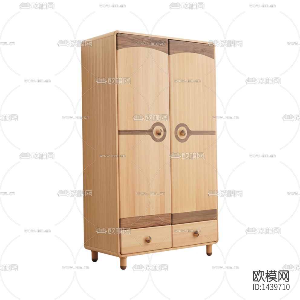 北欧简约创意儿童衣柜下载