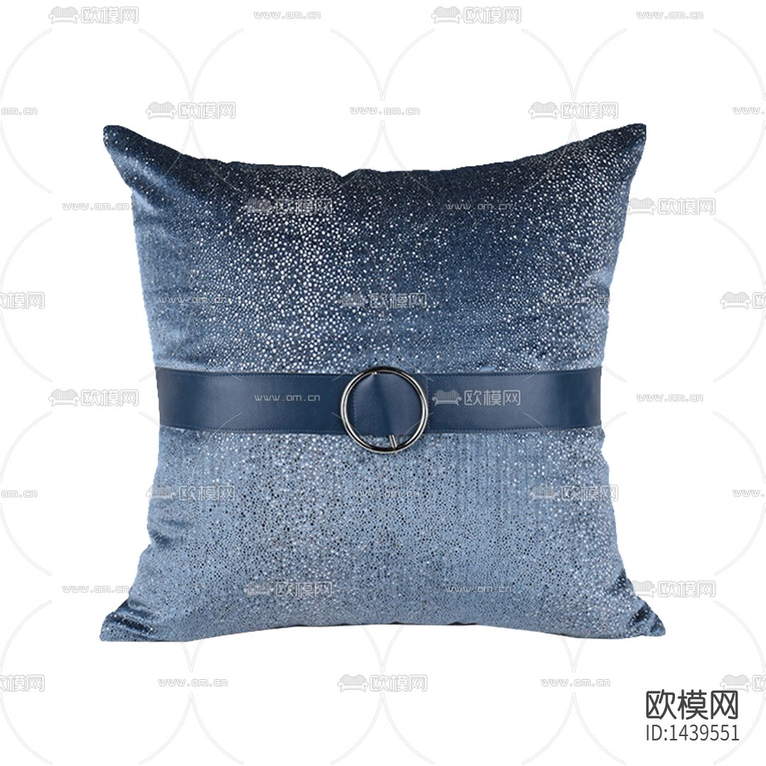 新中式金属圆扣深蓝新中式抱枕下载