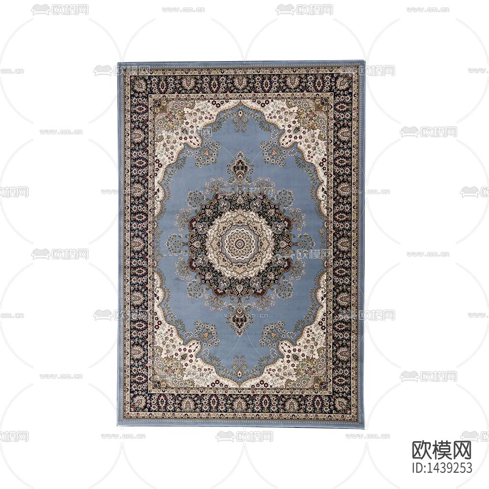 欧式古典花卉印花布艺地毯下载