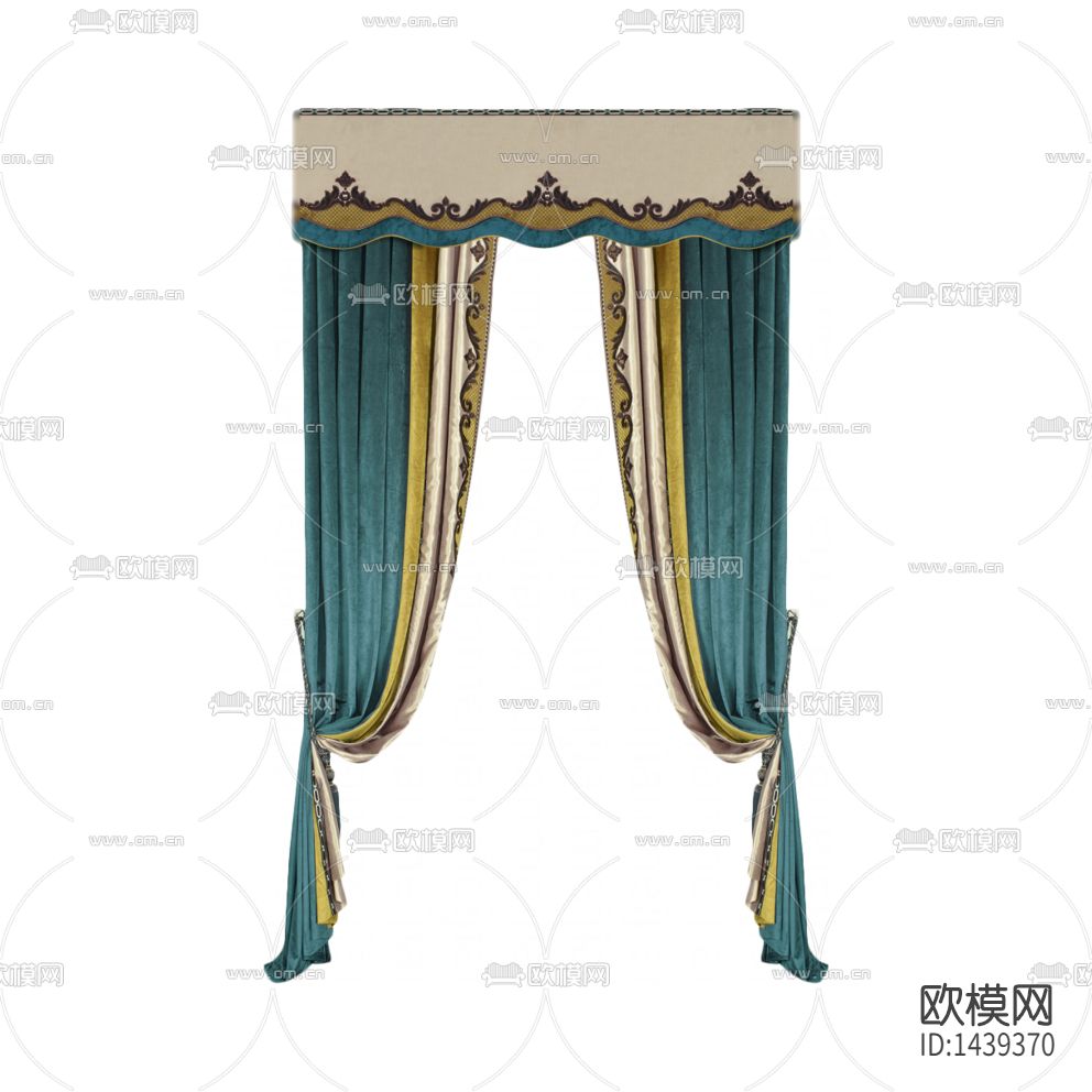 法式轻奢泰丝刺绣遮光窗帘下载