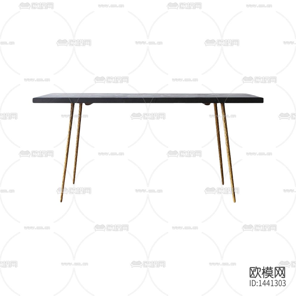 北欧复古做旧实木餐桌下载