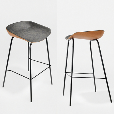  现代吧台椅su模型 