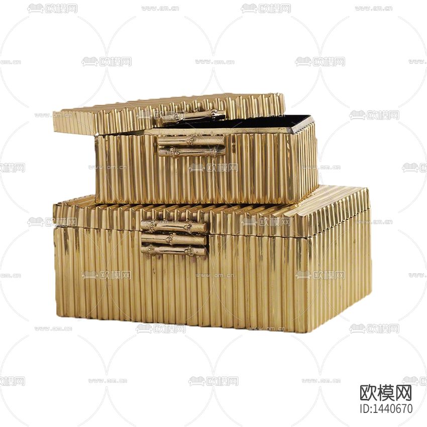 新中式创意竹编收纳箱