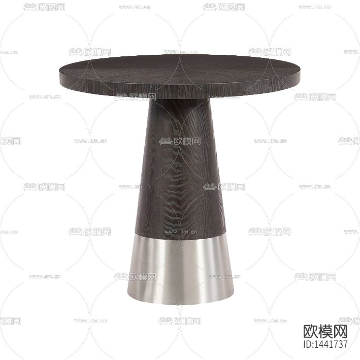 现代简约创意实木金属圆形边几下载