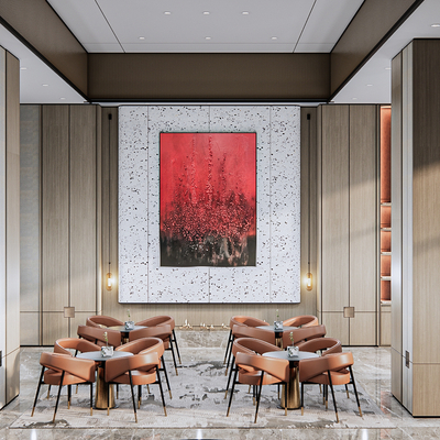  现代售楼部洽谈区su模型 