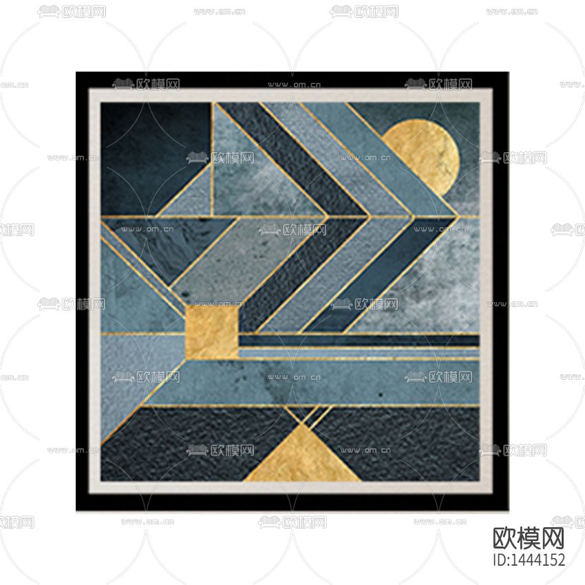 现代轻奢创意几何图形装饰画