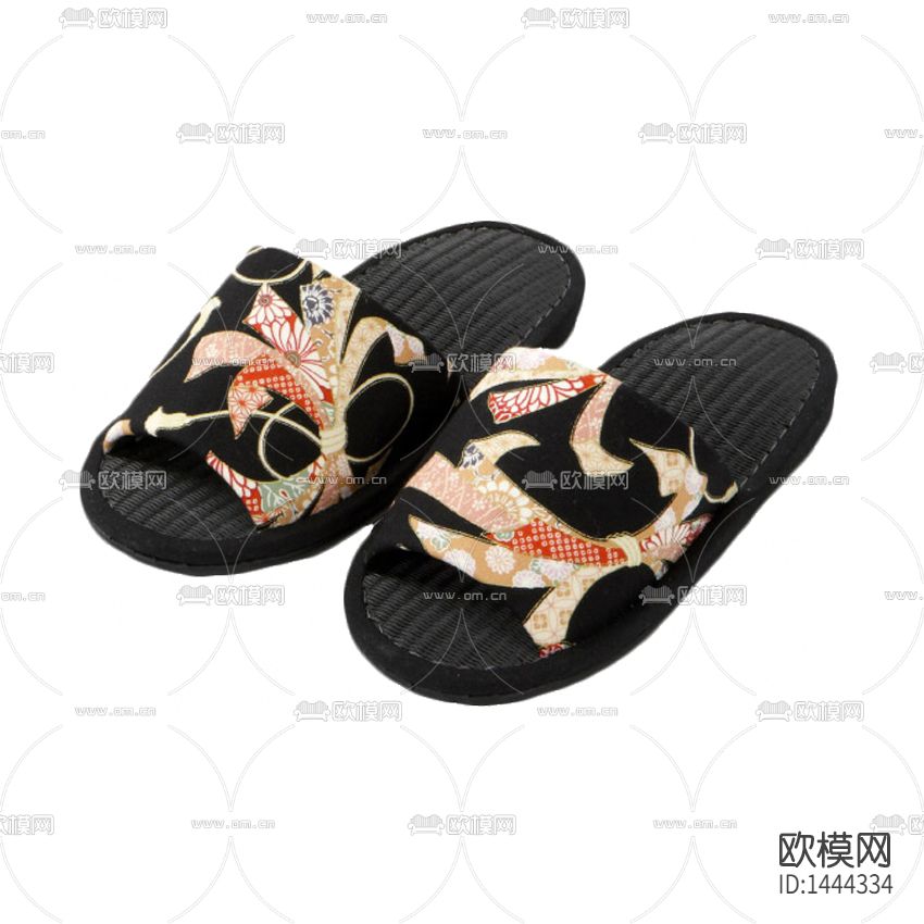 现代时尚棉布拖鞋