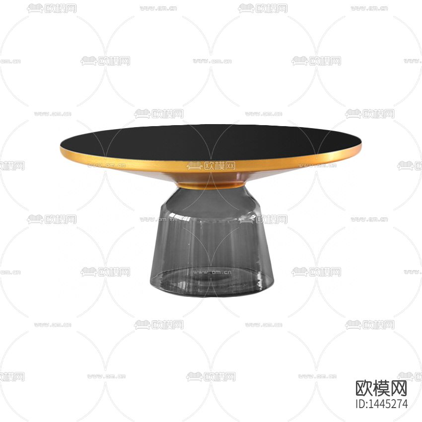 现代轻奢创意玻璃实木描金茶几下载