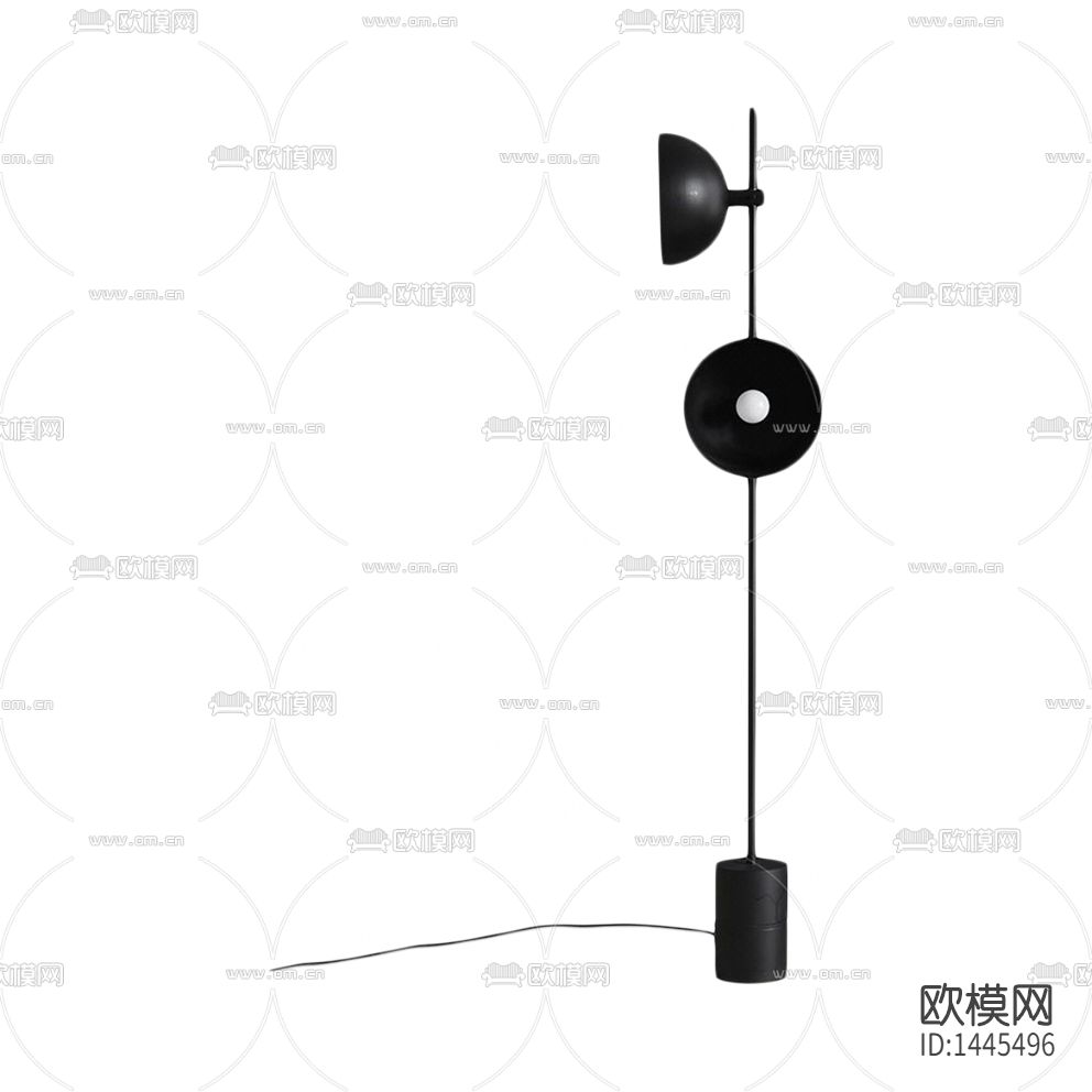 现代简约创意金属落地灯下载