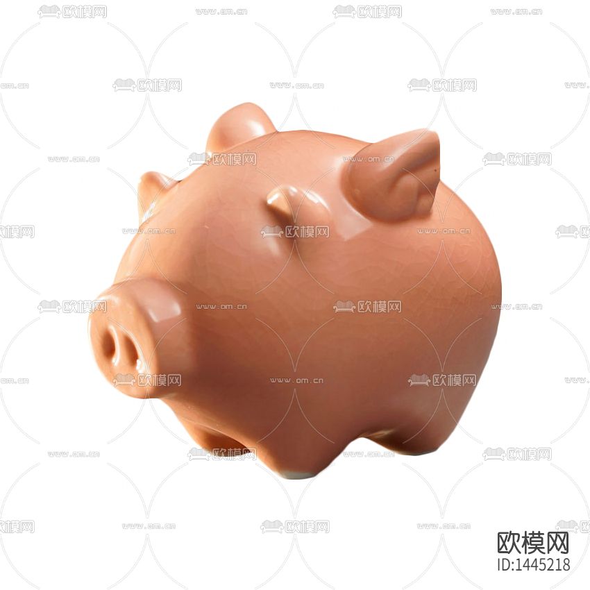 北欧简约创意卡通陶瓷小猪摆件下载