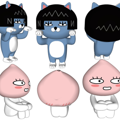  现代玩偶su模型 