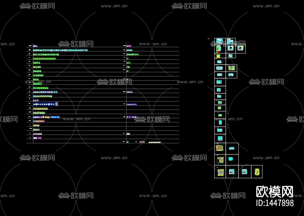 医院cad施工图下载（渲染图4）