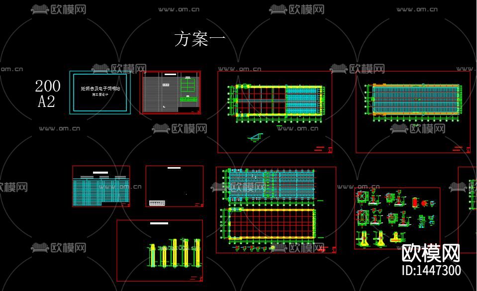养殖场cad图纸