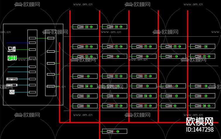 游泳馆系统cad图纸