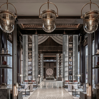 盘石室内设计 新中式售楼处