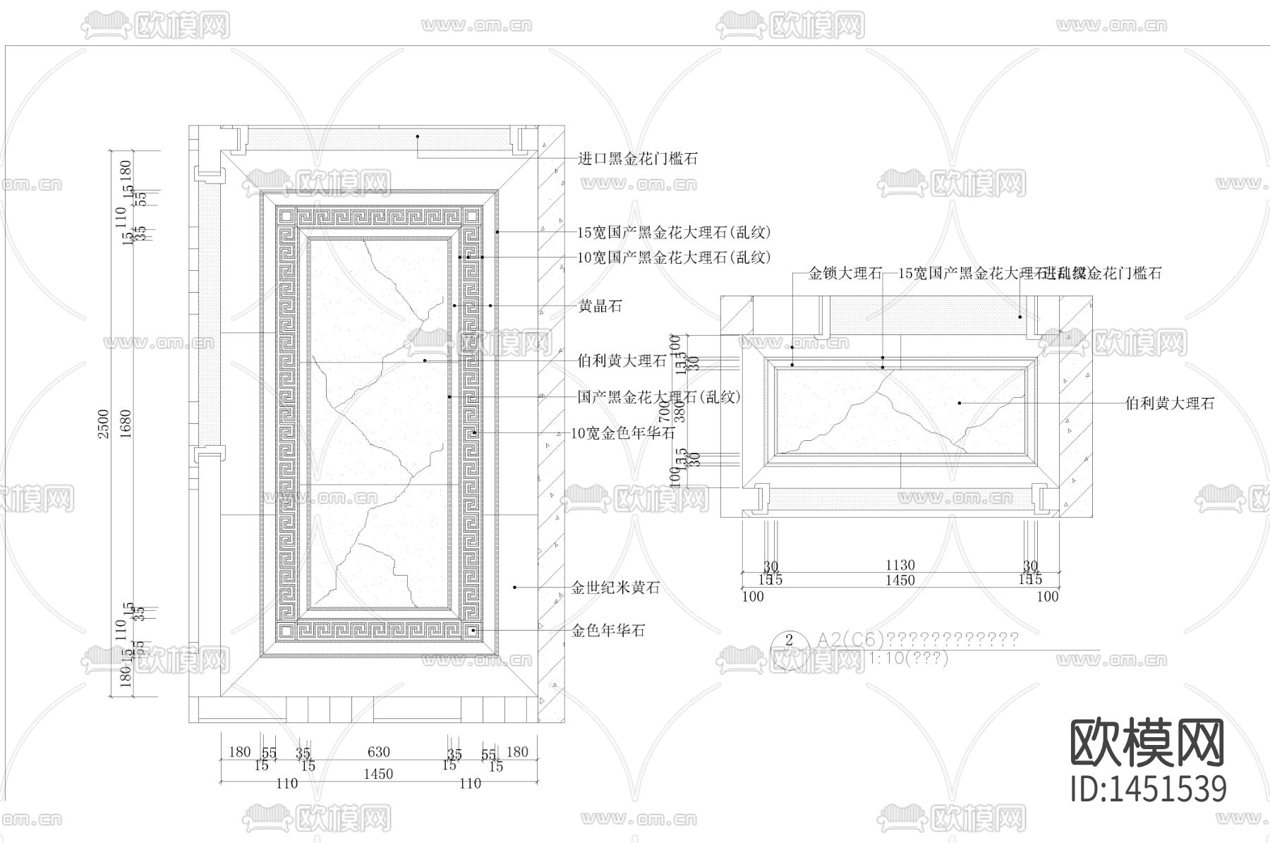 豪宅地花cad大样图下载（渲染图1）
