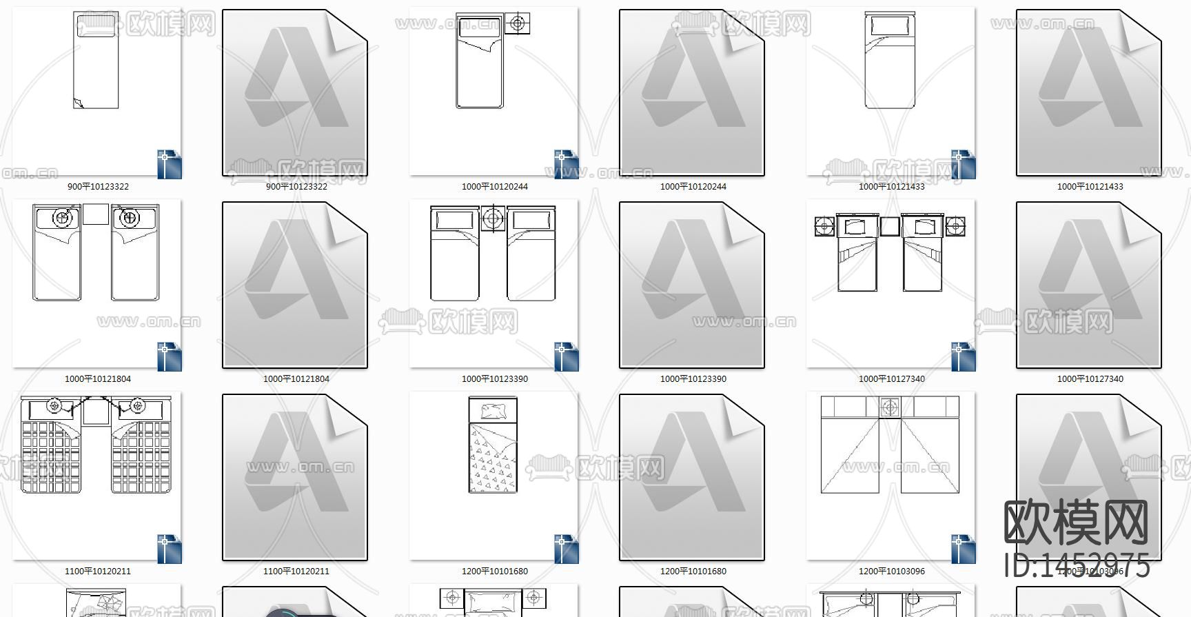 床cad图库下载（渲染图1）