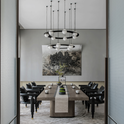 吴滨设计 新中式会客室