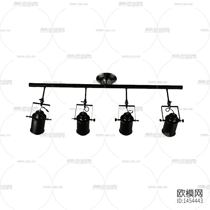 现代轻奢创意金属轨道射灯