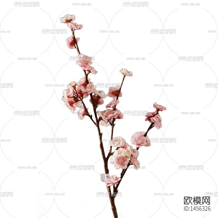 新中式创意仿真桃花摆放花艺