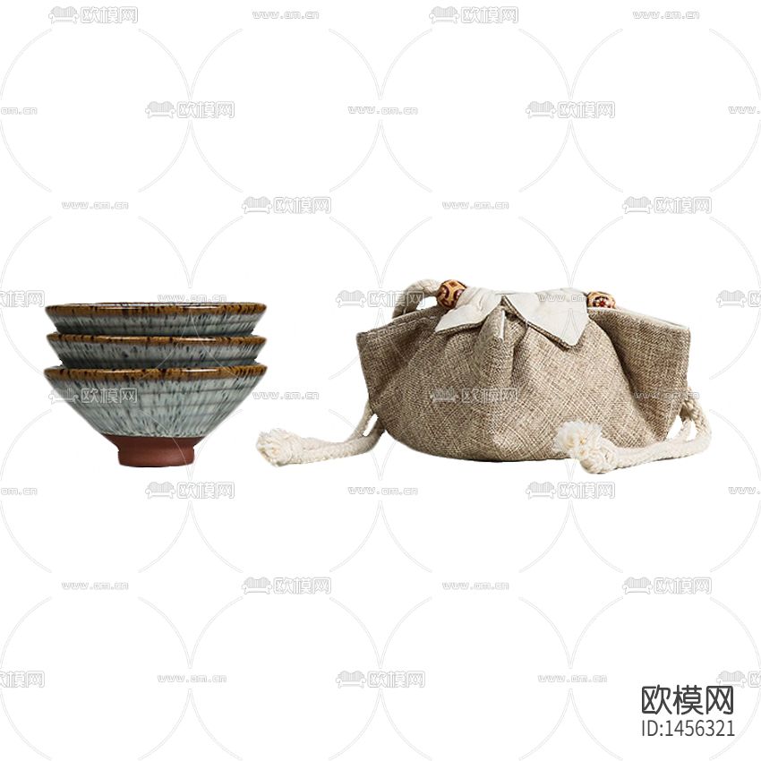 中式古典创意餐具收纳包下载