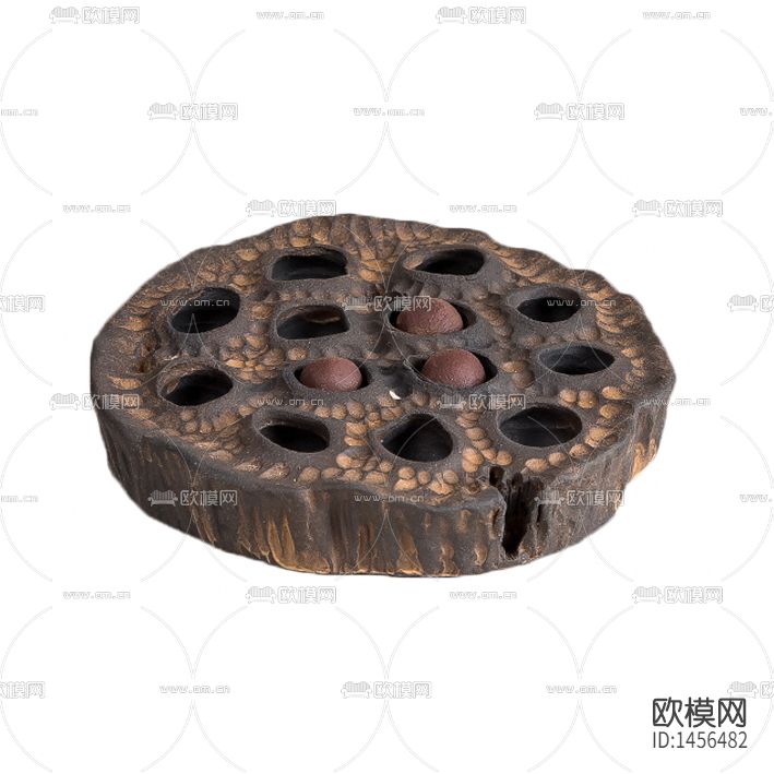 中式古典莲蓬茶玩