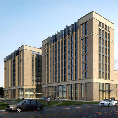 办公楼外观3d模型