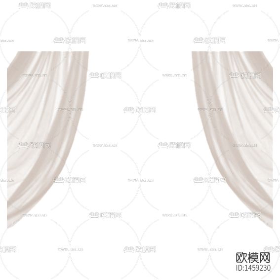 北欧简约创意白色纱帘