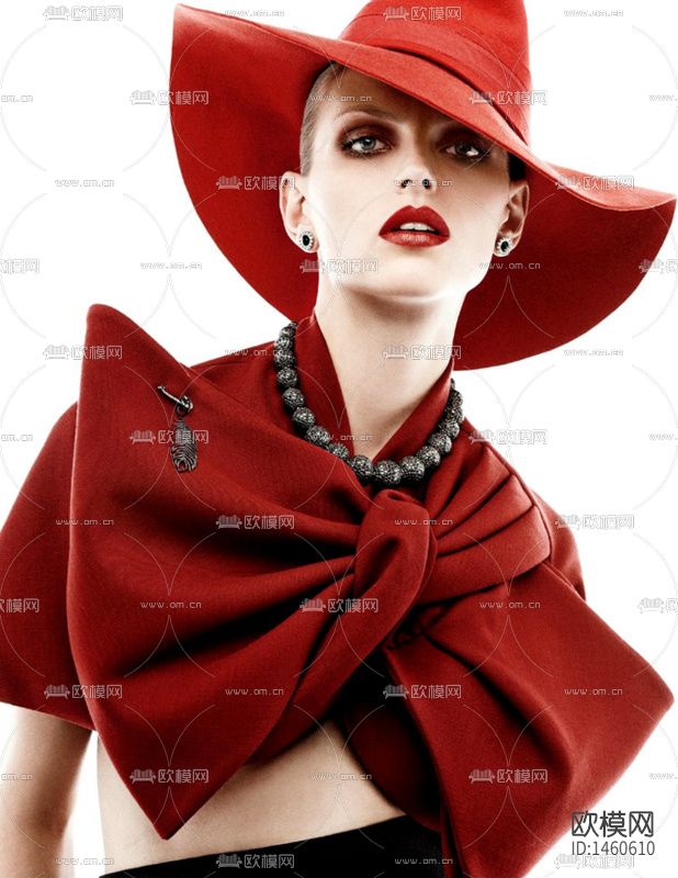 现代简约创意女性人像装饰画下载