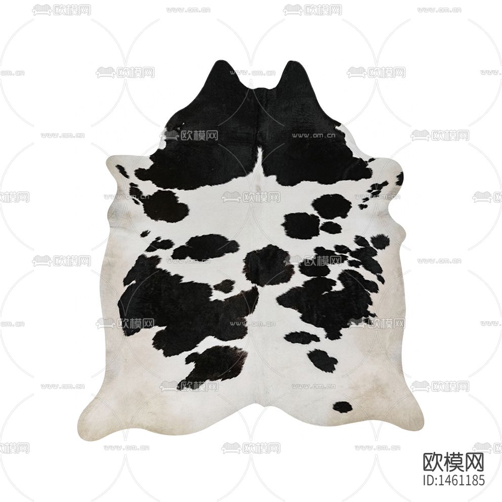 现代奶牛绒毛地毯下载