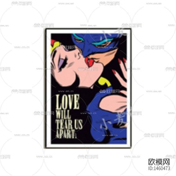 现代创意DC超级英雄创意装饰画下载