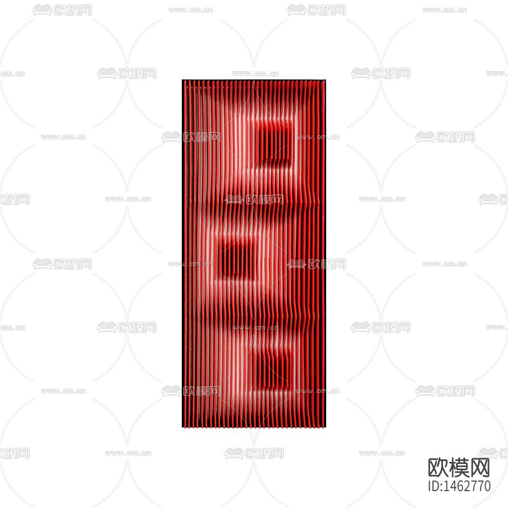 现代简约创意红色装饰画下载