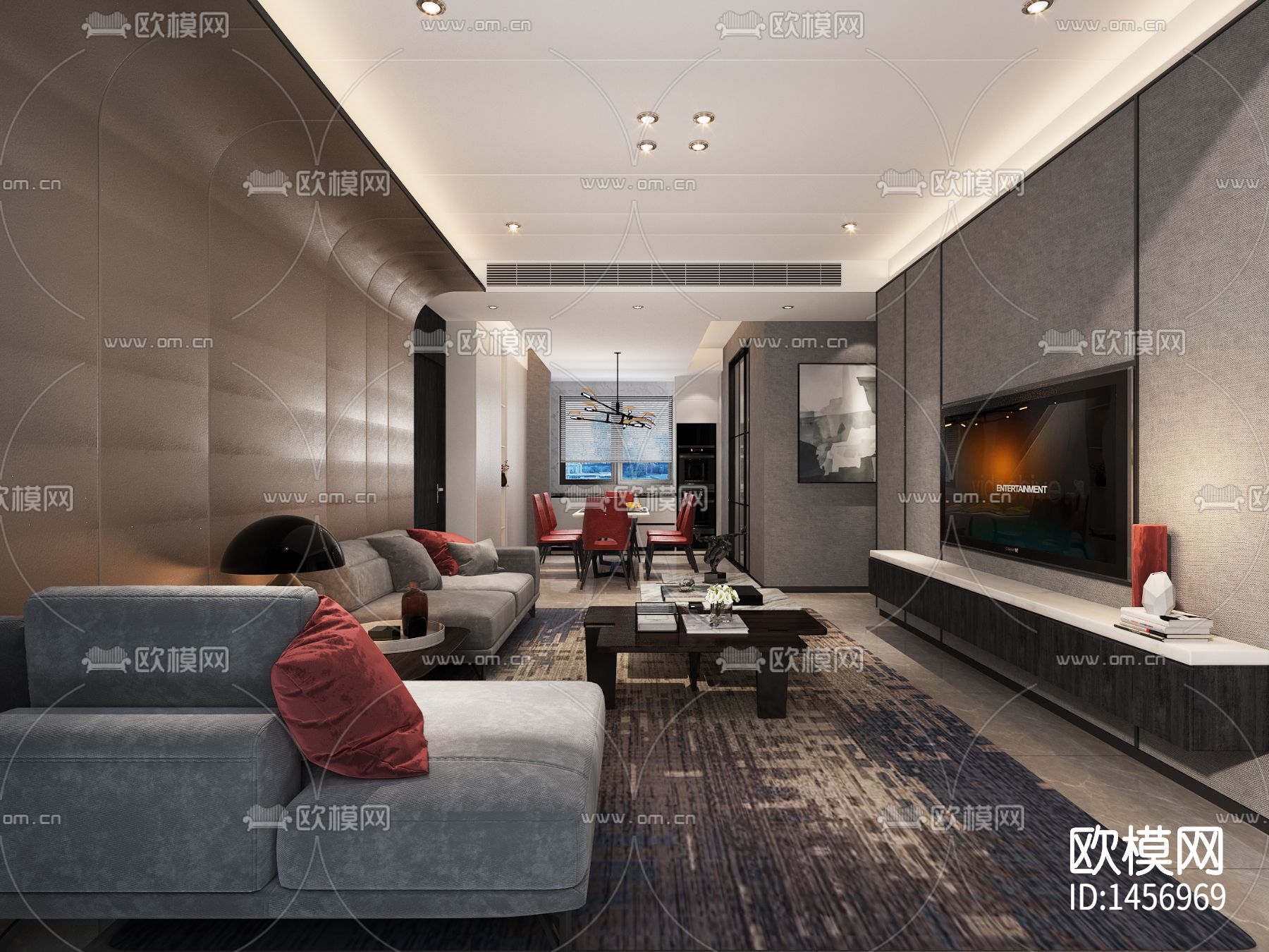 家装样板房cad施工图