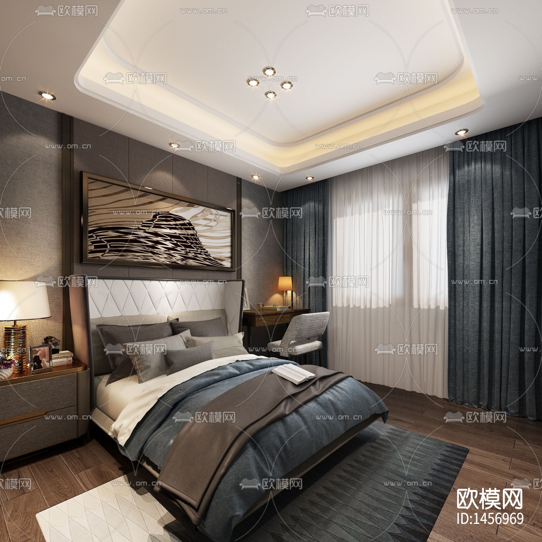家装样板房cad施工图