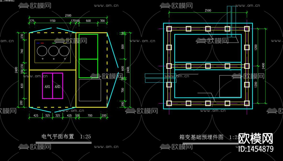 计量箱设备节点大样下载（渲染图2）