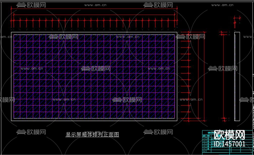 LED广告牌cad大样节点图下载（渲染图1）