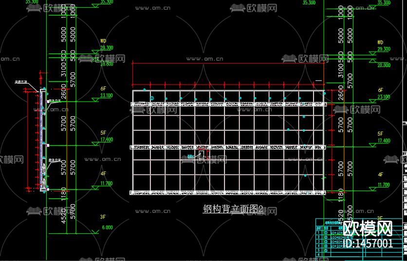 LED广告牌cad大样节点图下载（渲染图6）