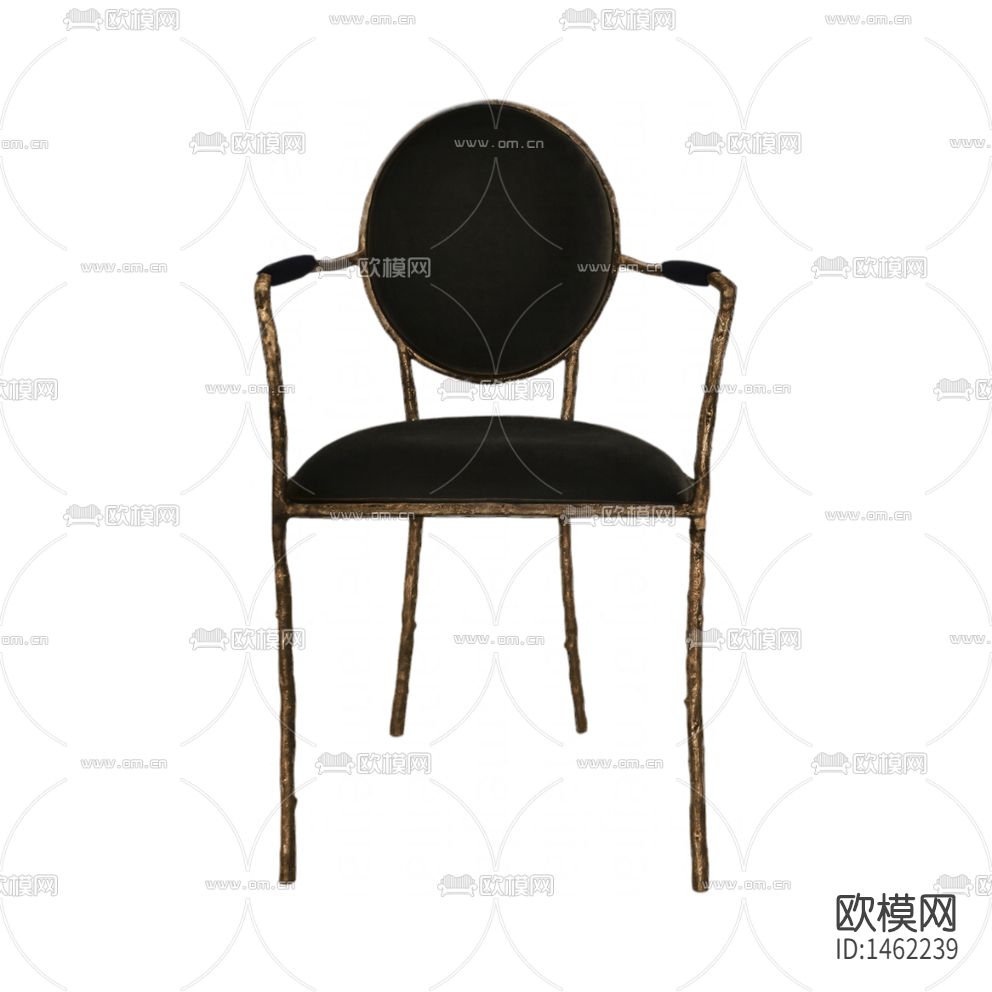 北欧复古做旧干支皮革单人休闲椅下载