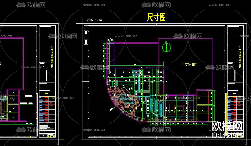 花园cad施工图下载（渲染图4）