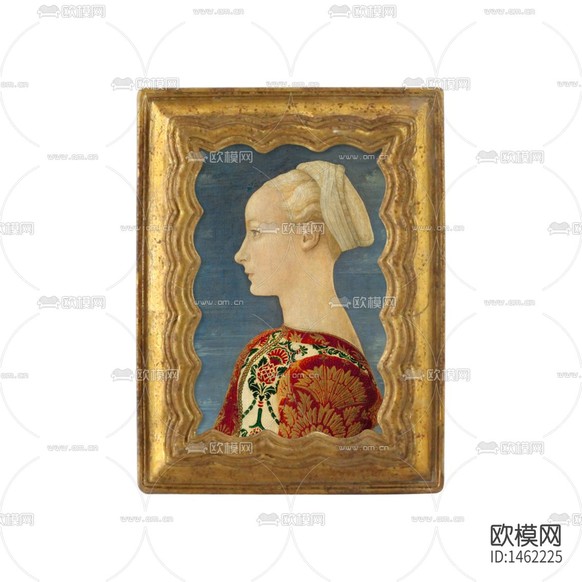 欧式古典人像油画下载