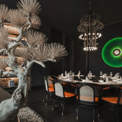 赵益平设计 新中式中餐厅包间