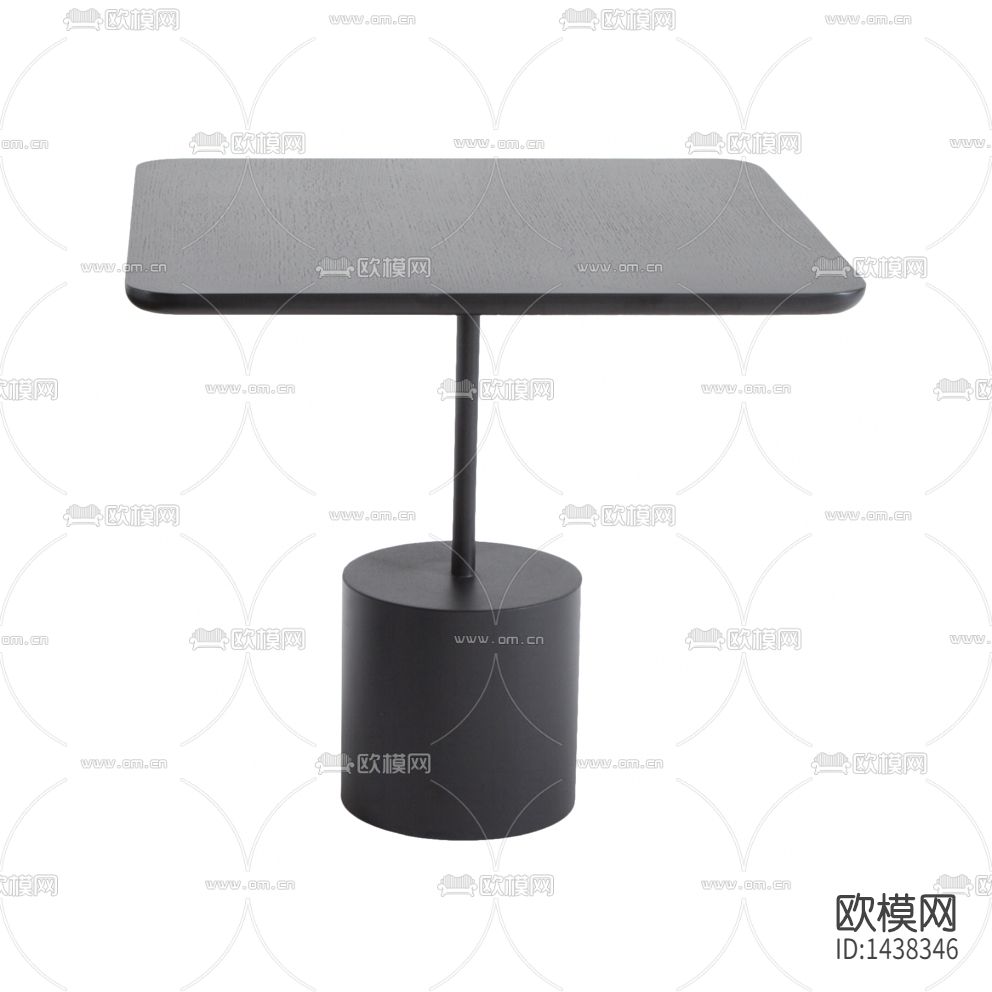 现代极简创意金属实木方形咖啡桌