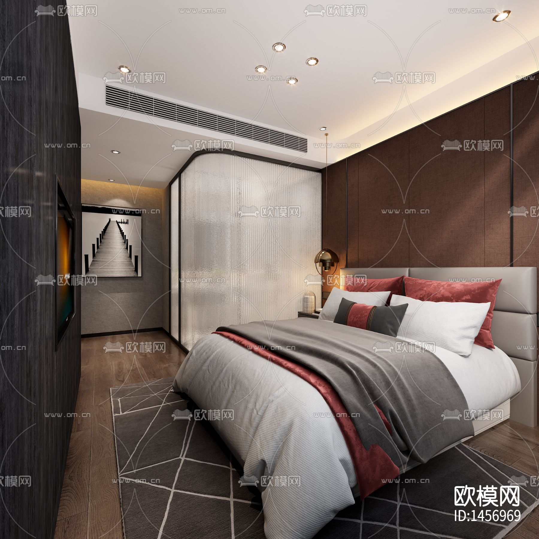 家装样板房cad施工图