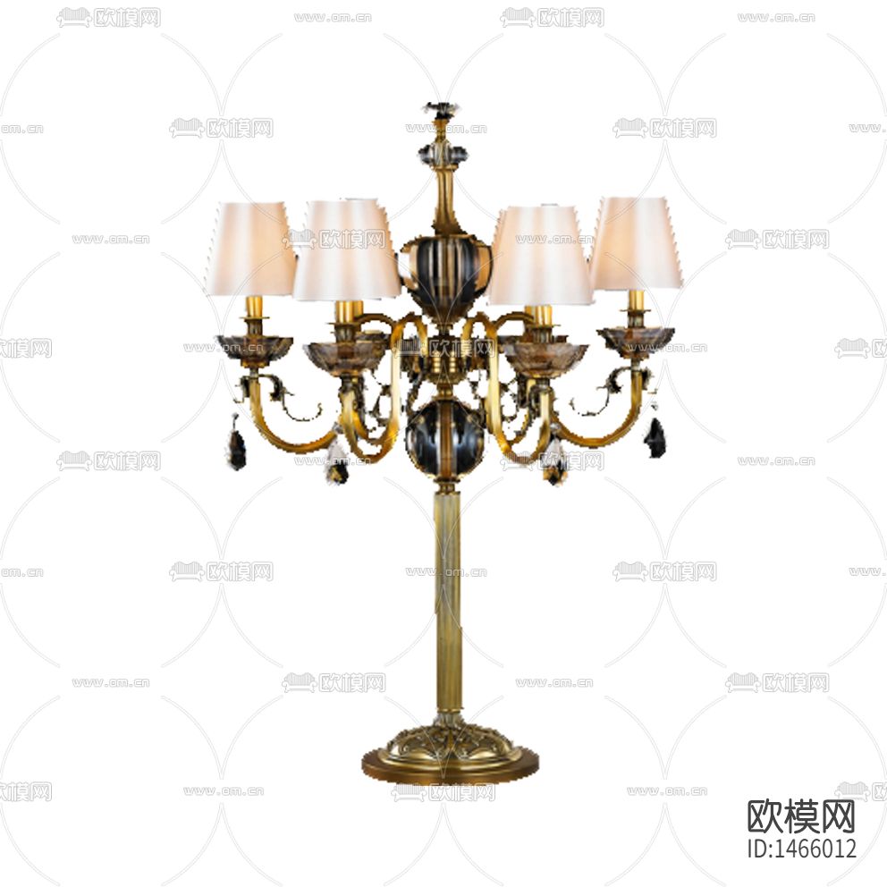 法式轻奢创意金属台灯下载