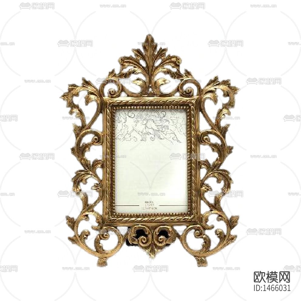 法式古典轻奢实木雕花相框