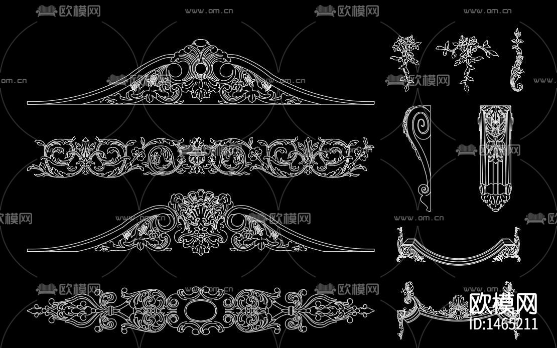 罗马柱cad施工图下载（渲染图5）