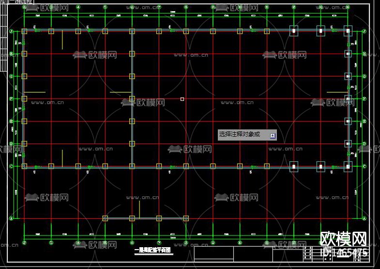 仓库cad施工图下载（渲染图8）