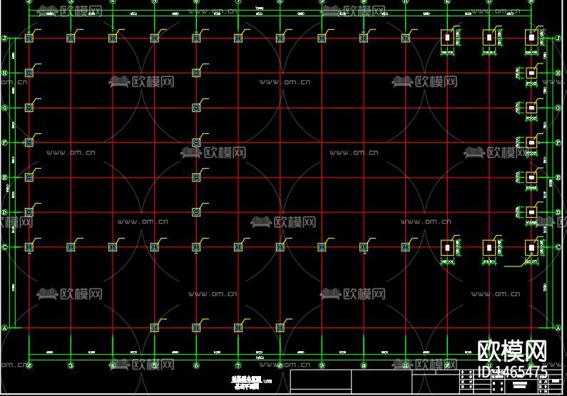 仓库cad施工图下载（渲染图10）